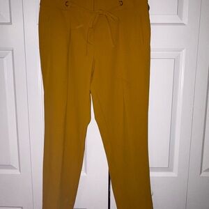 Anne Klein Mustard Track Pants